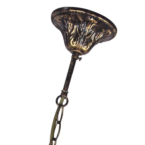 Люстра с птичками с хрусталем подвесная 3 ламп черная S1298-3 Петрасвет