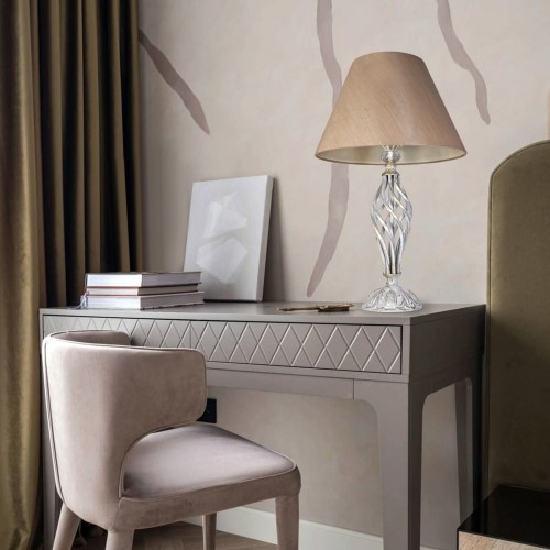 Настольная лампа под абажур Е27 большая S5114-1