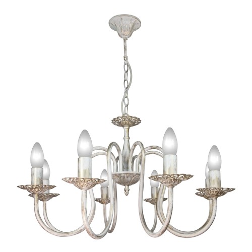 Люстра с хрусталем подвесная 8 ламп S1238-8