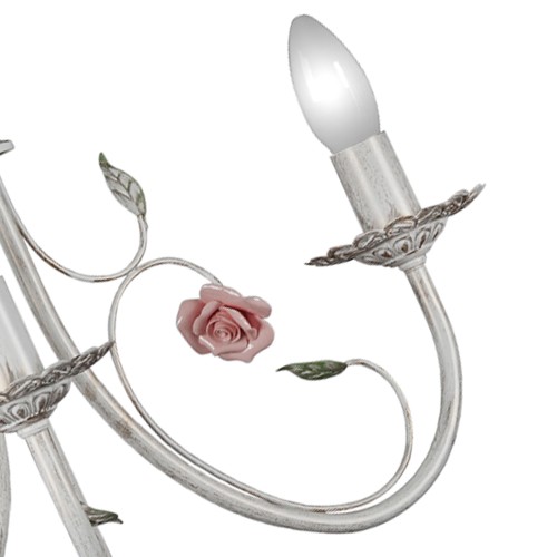 Люстра подвесная с цветами 3 лампы S1017-3