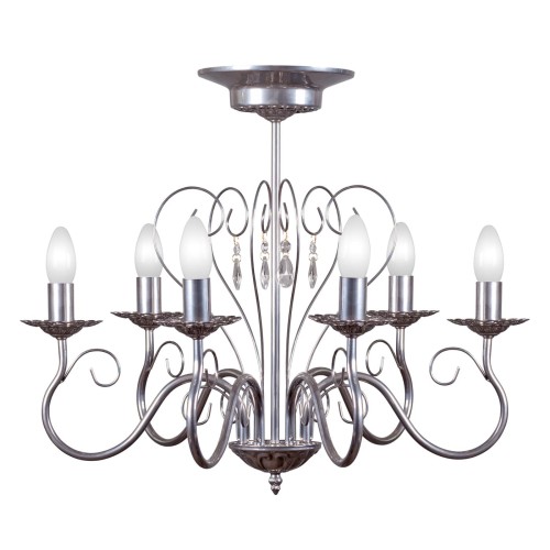 Люстра потолочная хром 6 ламп S1042-6