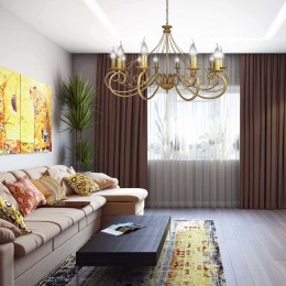 Люстра Петрасвет S1203-12, 12хЕ14 макс, 60Вт