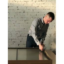 Козырёк над дверью Петрасвет S4001 Черный усиленный