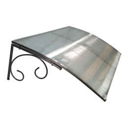 Козырёк над дверью Петрасвет S4001 Черный усиленный