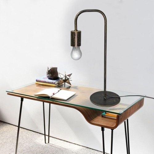 Настольная лампа лофт черная Е27 S5079-1