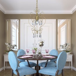 Люстра Петрасвет S1196-1, 1хЕ27 макс, 100Вт