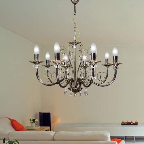 Люстра подвесная 8 ламп S1107-8