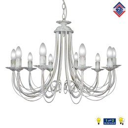 Люстра Петрасвет S1165-10, 10хЕ14 макс, 60Вт