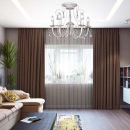 Люстра Петрасвет S1248-5, 5хЕ14 макс, 60Вт