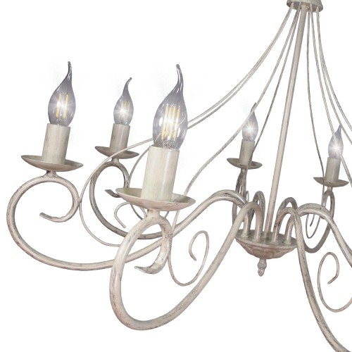 Люстра подвесная большая 8 ламп S1268-8