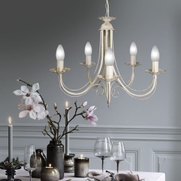 Люстра Петрасвет S1066-5, 5хЕ14 макс, 60Вт