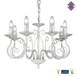 Люстра Петрасвет S1161-6, 6хЕ14 макс, 60Вт