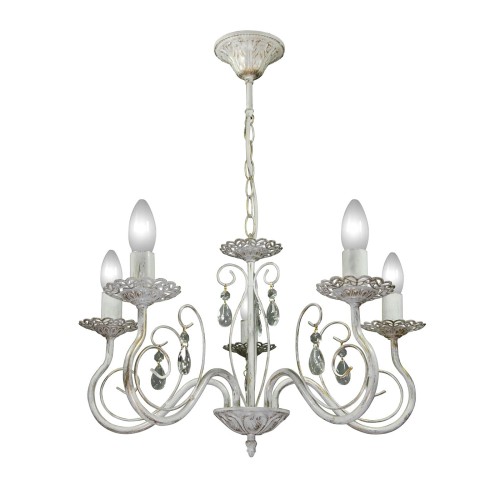 Люстра с хрусталем подвесная 5 ламп S1136-5