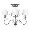 Люстра классика потолочная 3 лампы с абажурами S1041-3