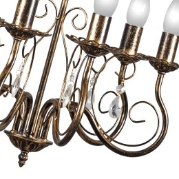 Люстра Петрасвет S1014-6, 6хЕ14 макс, 60Вт