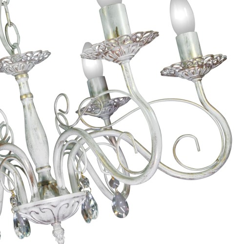 Люстра с хрусталем подвесная 6 ламп S1164-6