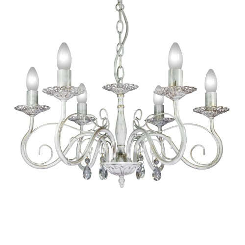 Люстра с хрусталем подвесная 6 ламп S1164-6