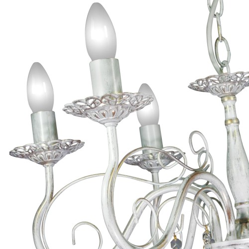 Люстра с хрусталем подвесная 6 ламп S1164-6