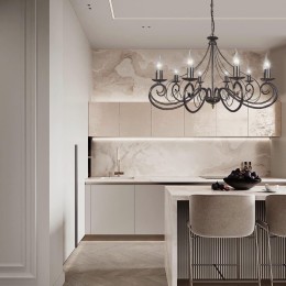 Люстра Петрасвет S1236-10, 10хЕ14 макс, 60Вт