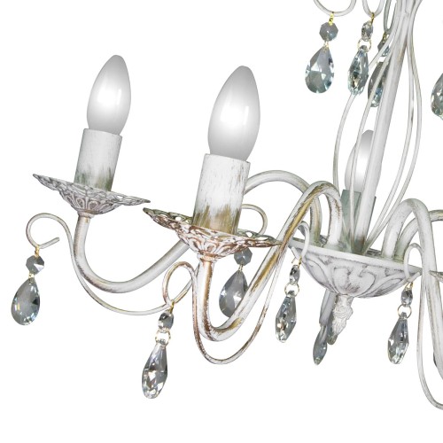 Люстра с хрусталем подвесная 5 ламп S8066-5