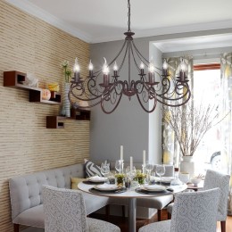 Люстра Петрасвет S1256-10, 10хЕ14 макс, 60Вт