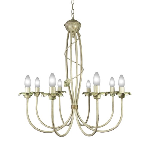 Люстра большая флористика подвесная 8 ламп S1114-8