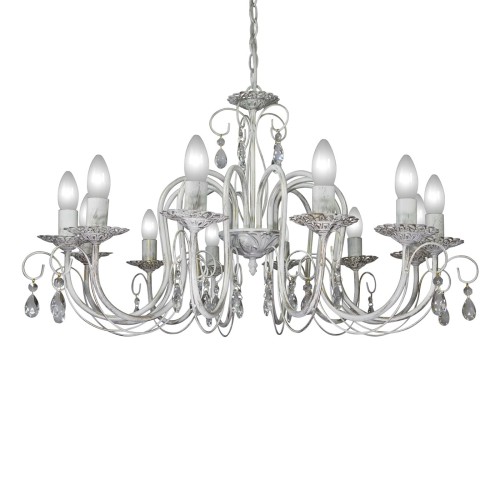 Люстра с хрусталем подвесная большая S1147-12