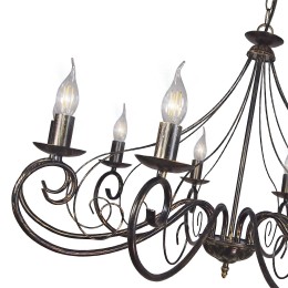 Люстра Петрасвет S1236-8, 8хЕ14 макс, 60Вт