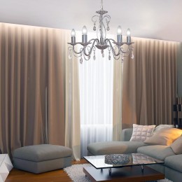 Люстра Петрасвет S1244-5, 5хЕ14 макс, 60Вт