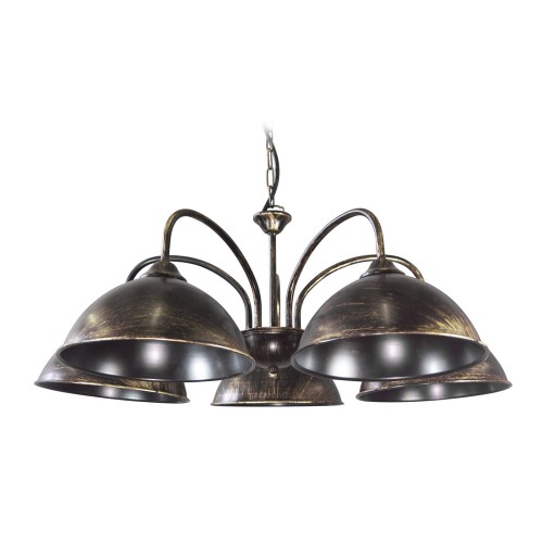 Люстра подвесная 5 плафонов лофт S2335-5